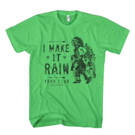 Rain Dance Design in Irish Green