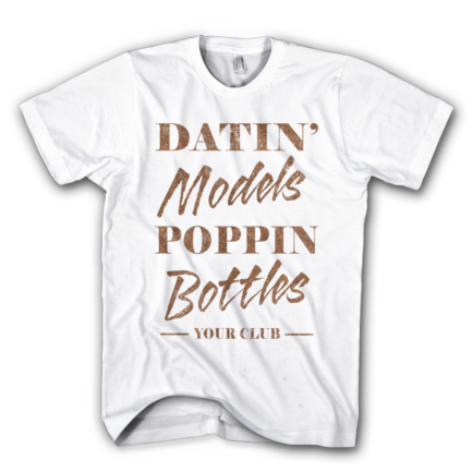 Models in bottles Mens Custom Design T-shirt