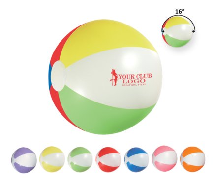 Logo Printed Custom Beach Balls