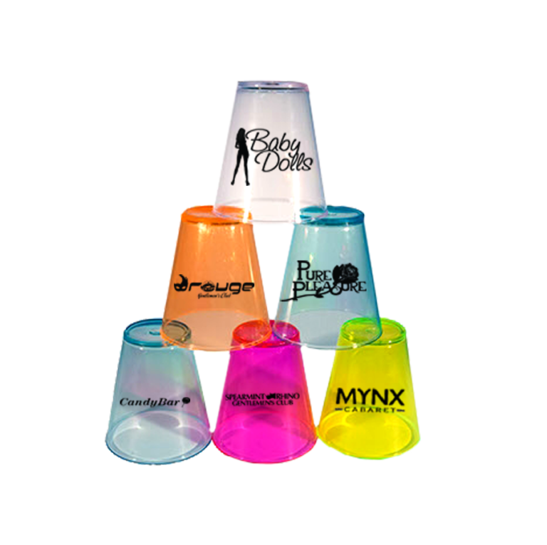 1 oz Plastic Shot Glasses