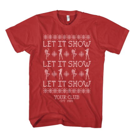  Let it show T-shirt Red