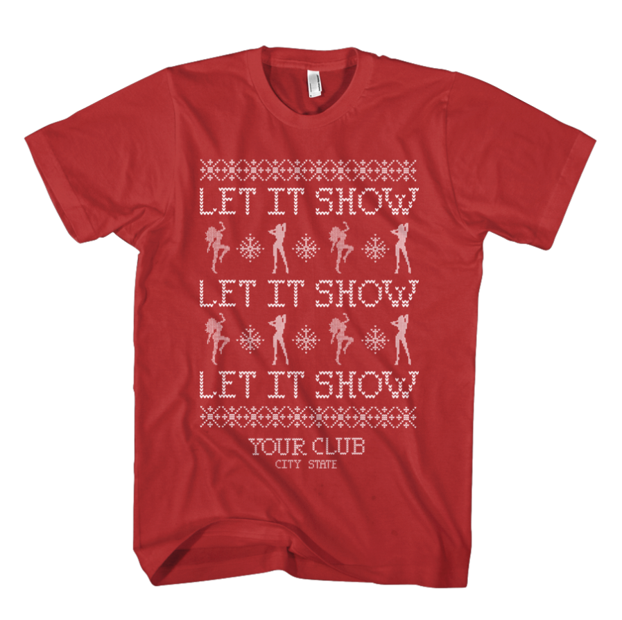  Let it show T-shirt Red