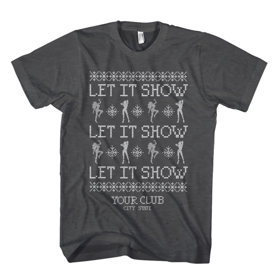  Let it show T-shirt Grey