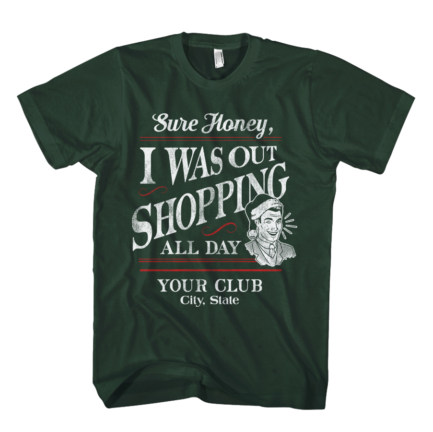 Out Shopping Forest T-shirt