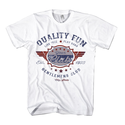 Quality Fun White T-shirt Design