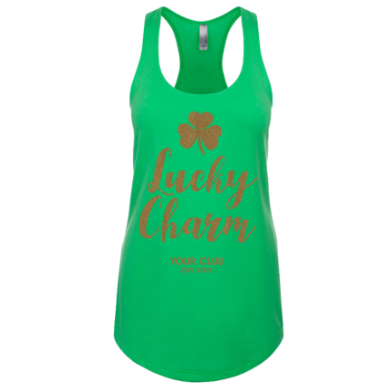 Lucky charm Womens Tank in Green